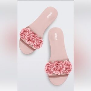 Melissa‎ Blush Pink Floral Sandals
